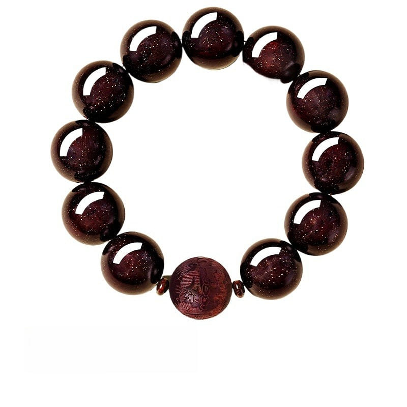Old Material Small Leaf Rosewood Bracelet 20mm 1 box