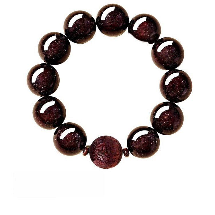 宫里上新 小叶紫檀手串颗颗甄选 御檀生财 20mm 1 盒