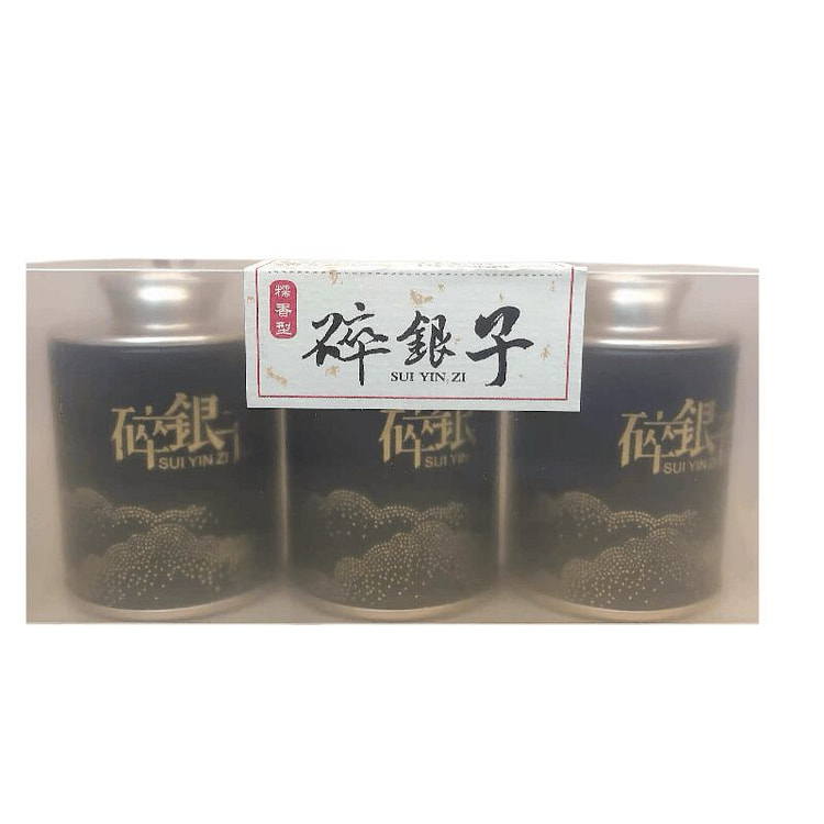 碎银子 茶化石云南普洱茶糯米香浓香型 3罐*30g 90 克