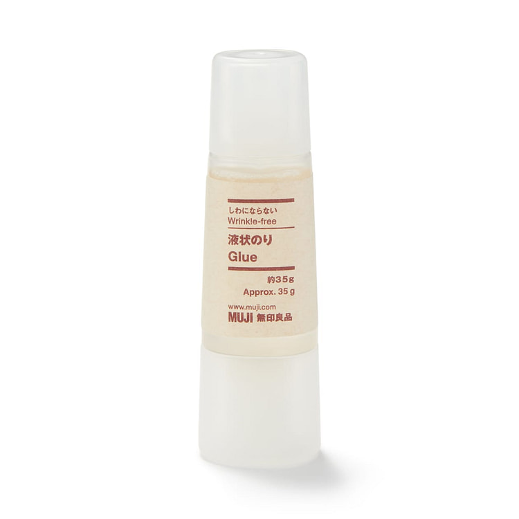 muji anti-wrinkle liquid glue 35g