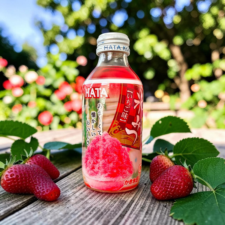 Japanese Kakigori Shaved Ice Syrup - Strawberry 180 g