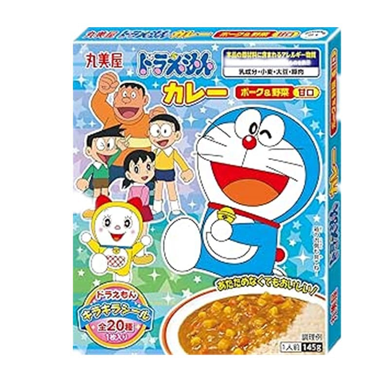 Doraemon ready-to-eat Ganko Curry Children’s Vegetable Bibimbap Sauce 145g 1 box
