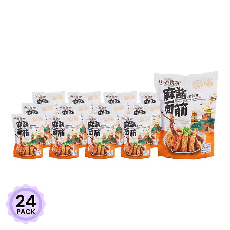 凤回首麻酱面筋 香辣味 140 克*24 包