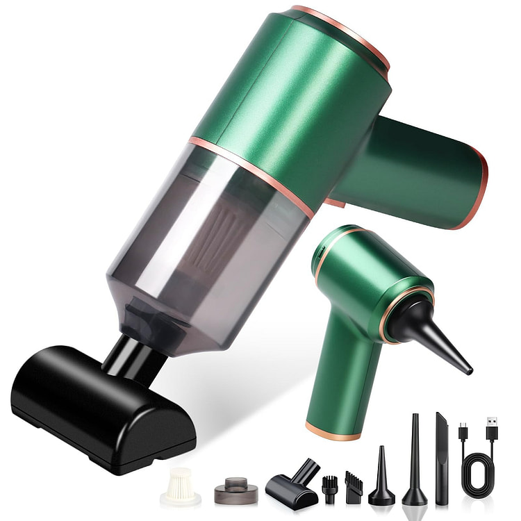 便携式无线车载吸尘器 家用/宠物/汽车适用多个吸嘴 1 份