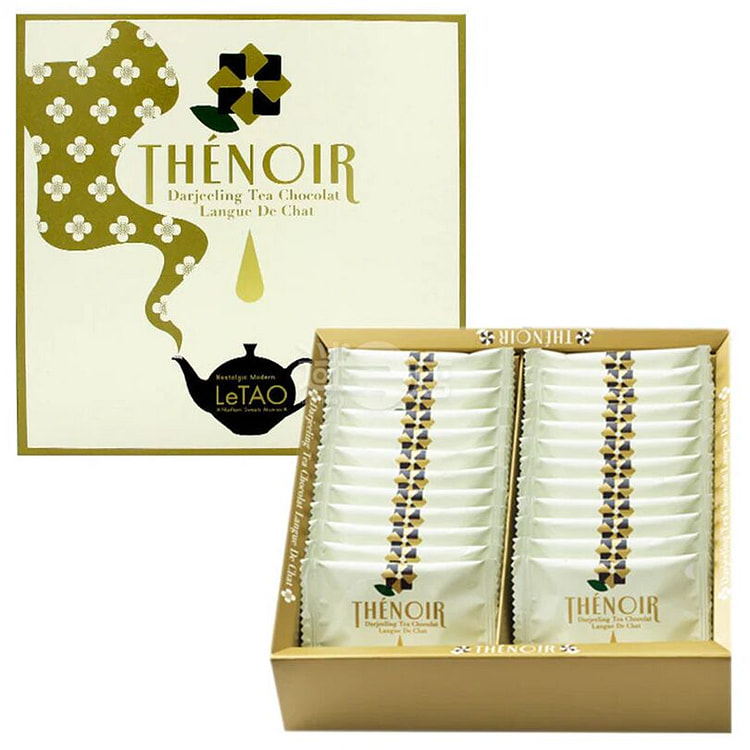 LETAO THENOIR Chocolate Cat Tongue Cookies 24 pcs