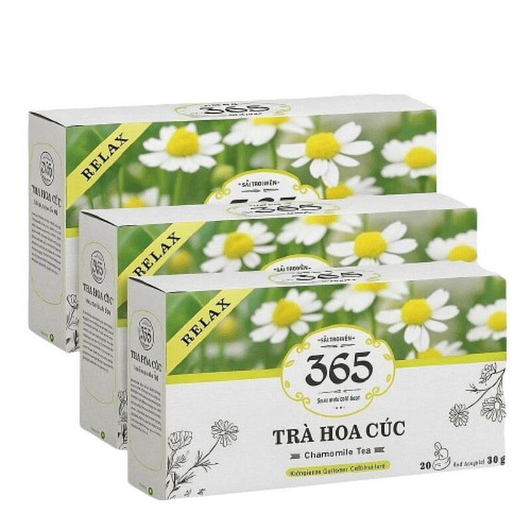 [Cozy] Trà Hoa Cúc 30g hộp (20 túi) x 3 hộp – Thơm dịu, thanh mát 3 cái