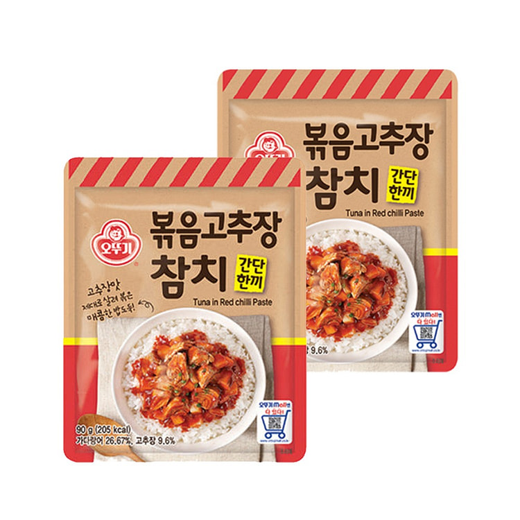 오뚜기 볶음고추장 참치 간단한끼 90g x 2p