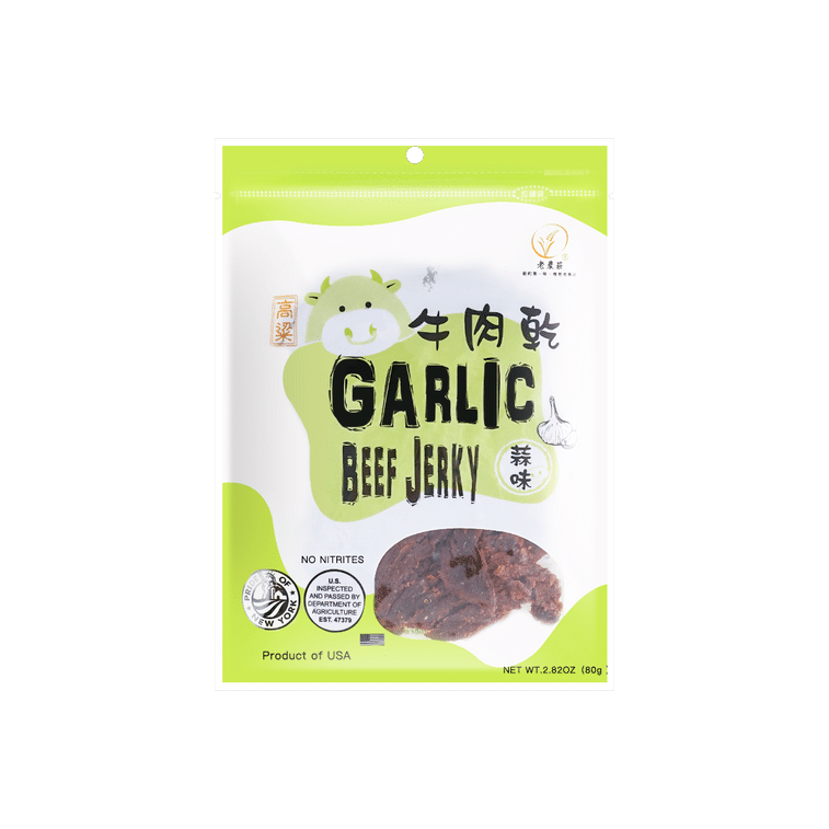老农庄台湾金门高粱牛肉干蒜味 80 克