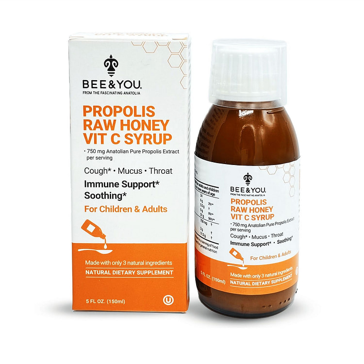 Propolis+VitC+Honey Cough Syrup (Children&Adults)