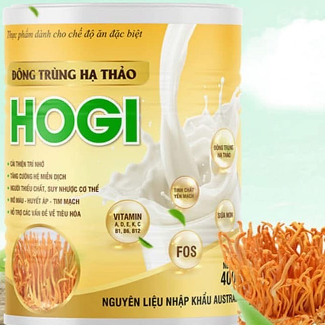 HOGI CORDYCEPT MILK SUPPLEMENT POWDER 4 Can X 400g 4 can