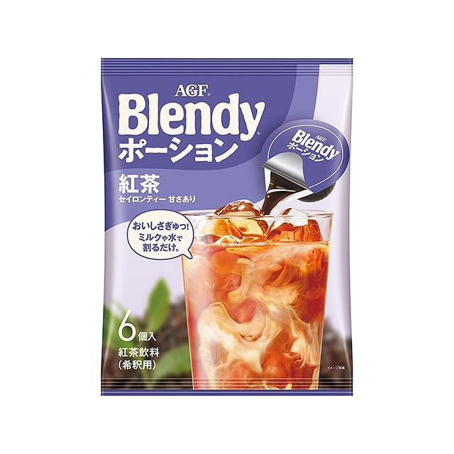 Cà phê lỏng vị trà đen AGF Blendy 6 gói 1 phần