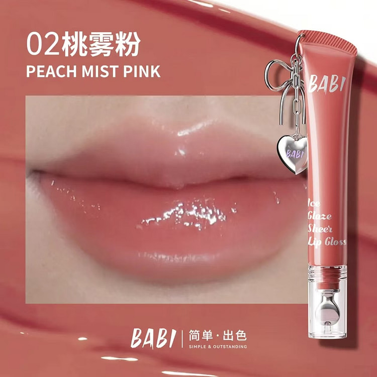 BABI Ice Clear Glass Lip Gloss # 02 1 count