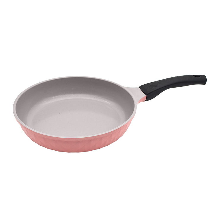 Ace Cook 24cm (9.5") Pink Ceramic Frying Pan 1.7 lb