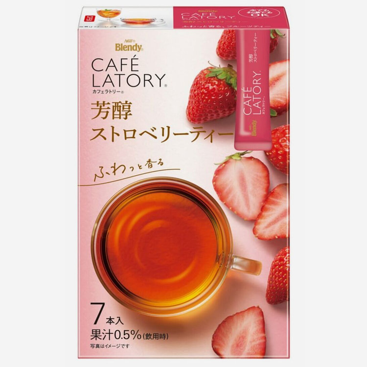 AGF Blendy Cafe Latory Strawberry Fruit Tea