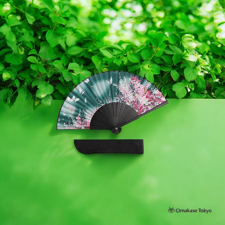 TOuWA 折叠扇-蝴蝶绿 110 克