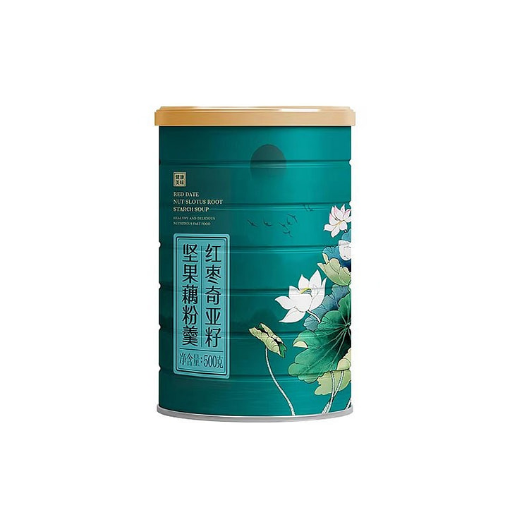 兵王的炊事班 奇亚籽藕粉坚果莲子羹500g/罐 500 克