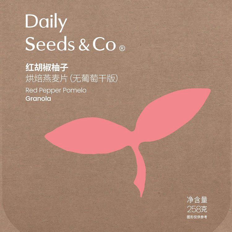 DailySeeds红胡椒柚子烘焙燕麦片无葡萄干版 258 克