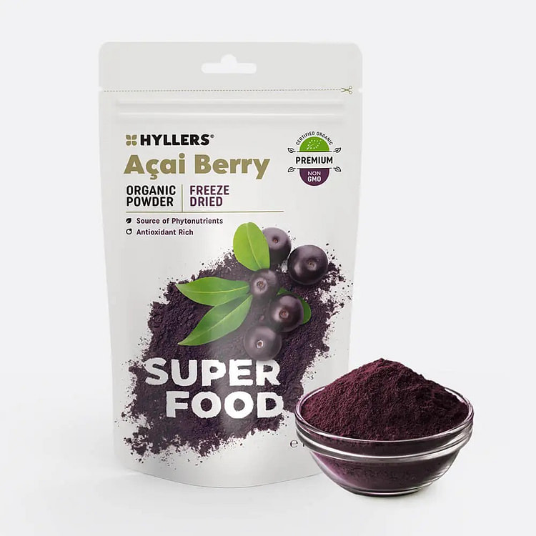 hyllers纯巴西莓冻干粉 抗自由基亮白护肤 100 克