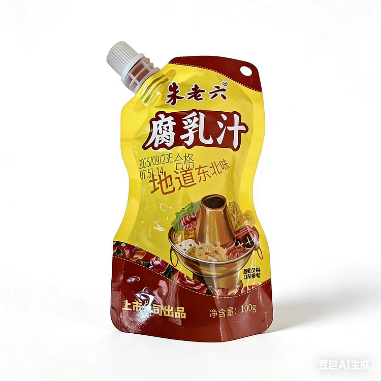 朱老六红方腐乳汁100g*3 1 包