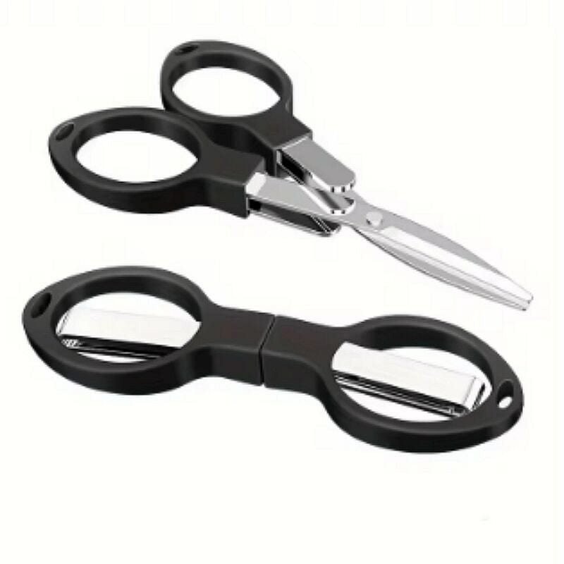 1Pcs Versatile Stainless Steel Folding Scissors 1 count