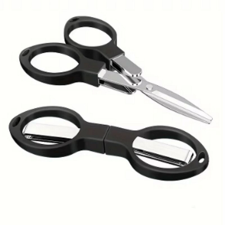 1Pcs Versatile Stainless Steel Folding Scissors 1 count