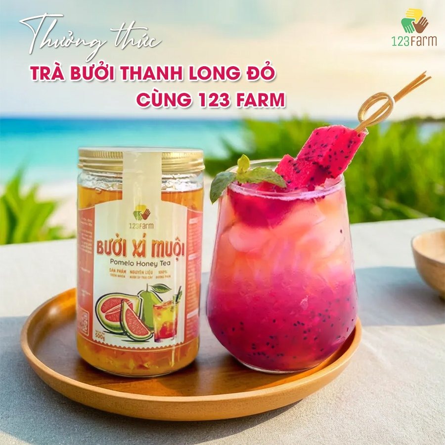 POMELO HONEY LIQUID TEA JAR 500G 500 g