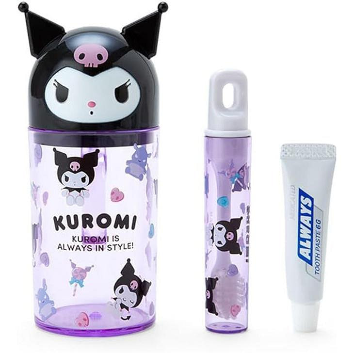 Sanrio 库洛米牙刷牙膏杯组（大脸款） 1套