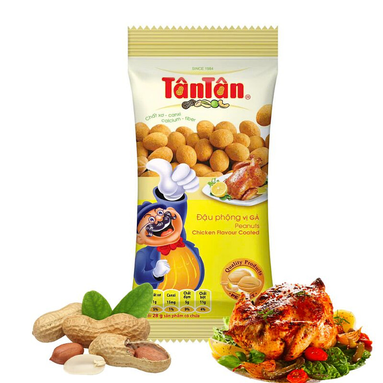 Tân Tân 鸡汁花生 香脆款 0.384oz