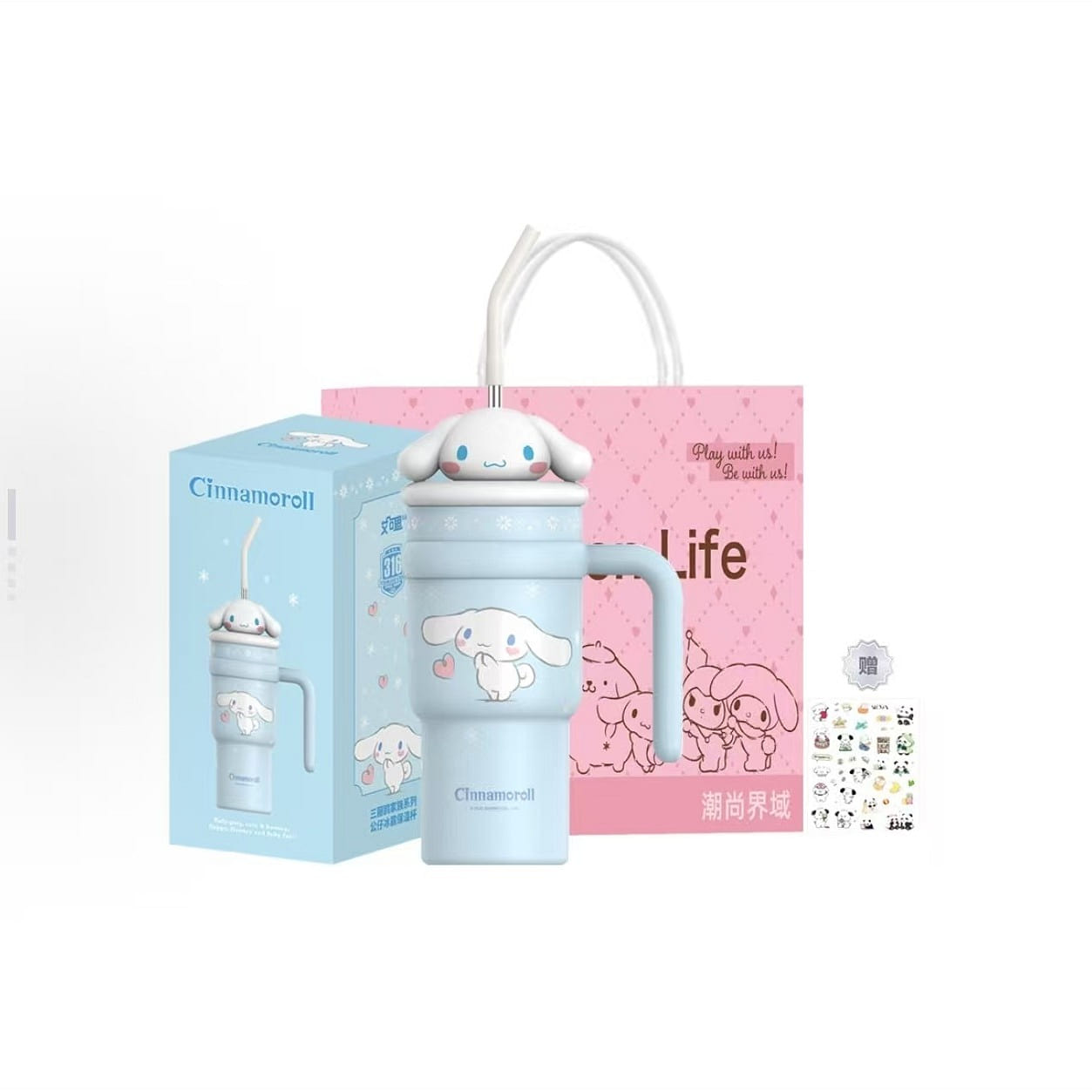 Yugui Dog insulated cup, 700ml capacity *1 piece 1 each