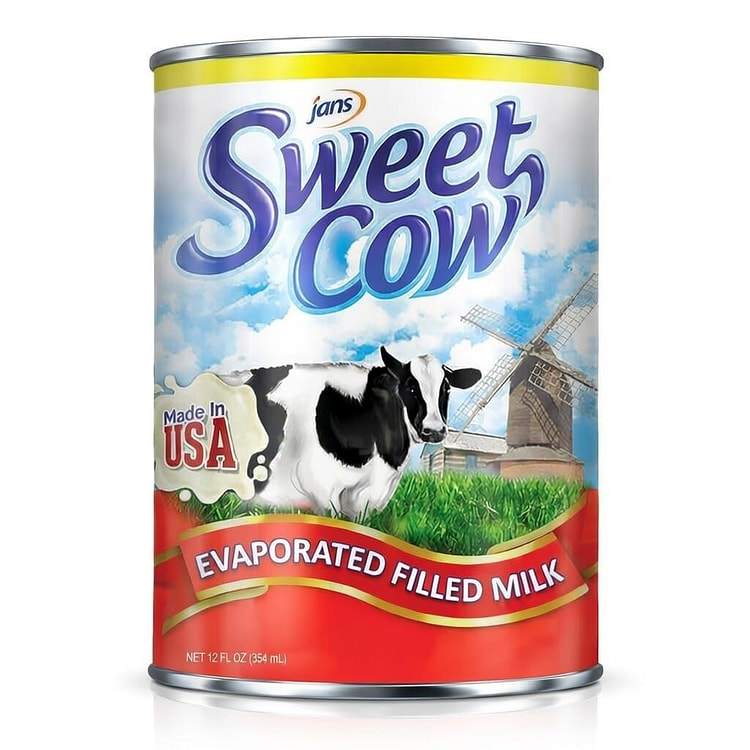 Jans Sweet Cow Evaporated Filled Milk 12Oz 12 fl.oz