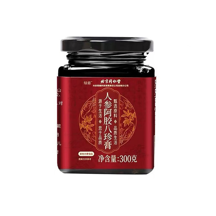 北京同仁堂 人参阿胶八珍膏300g 补气养血