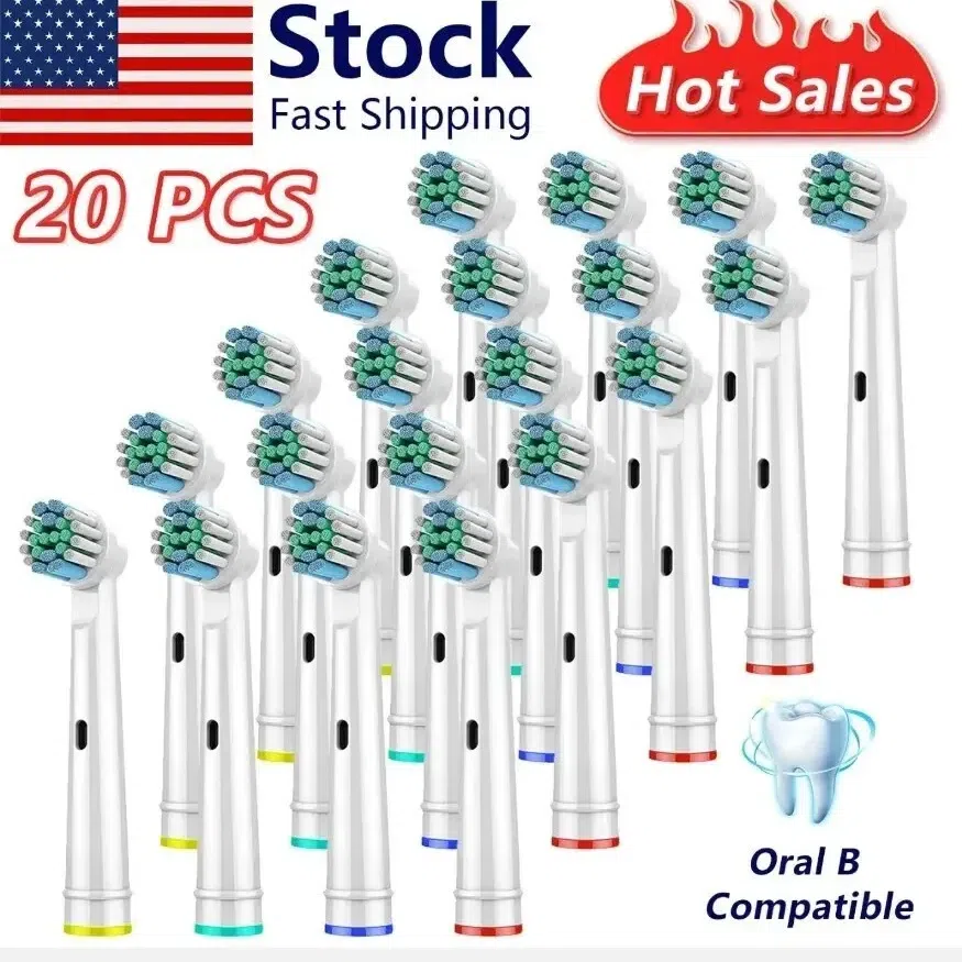 20PCS Precision Electric Toothbrush Replacement 1 box