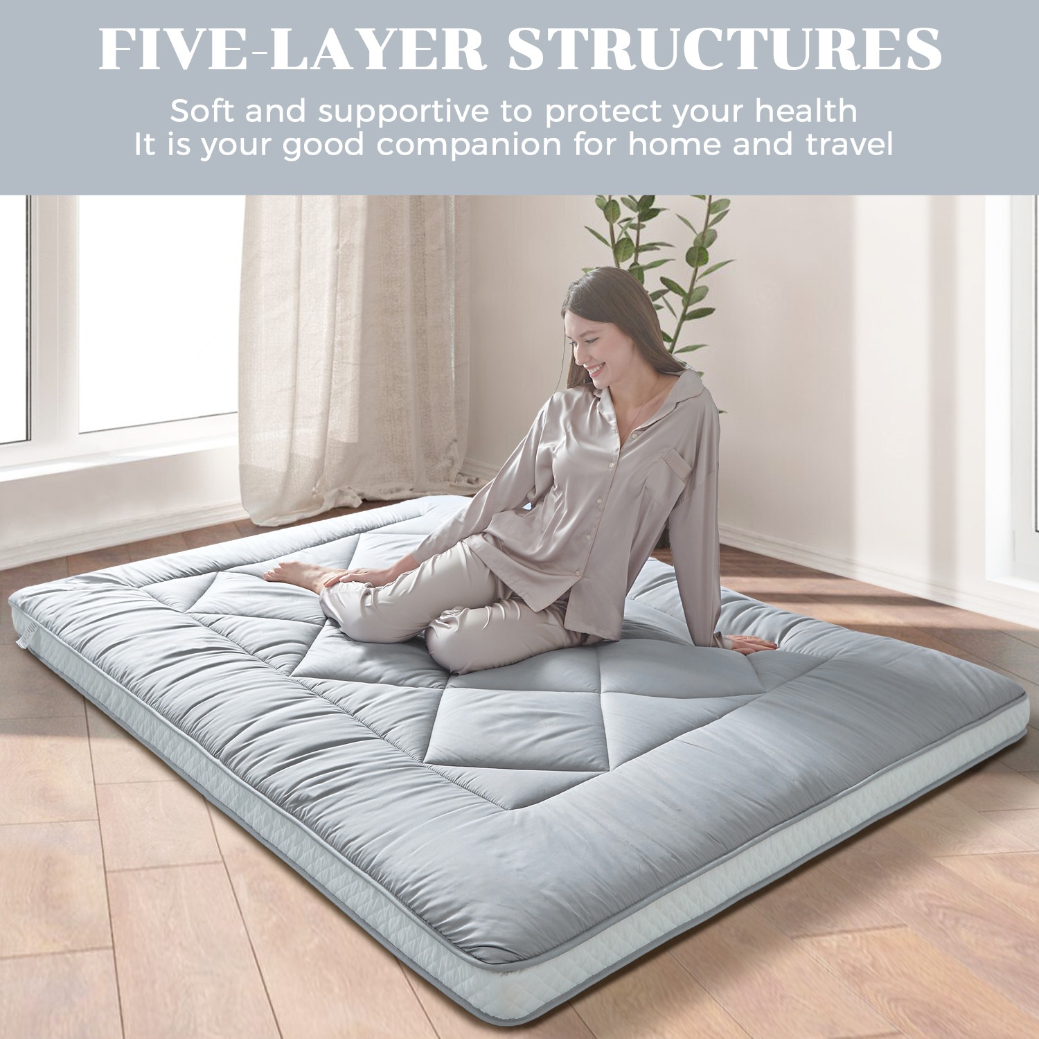 ふとんとふ Get Heimorn Japanese Floor Mattress Futon Mattress with Dust