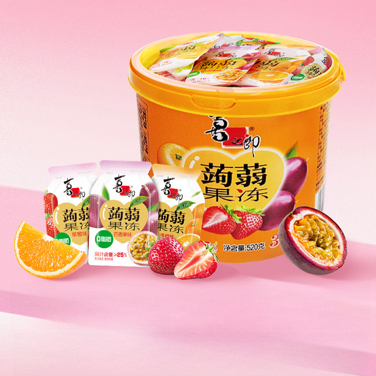 Xizhilang konjac juice flavors mixed 520g*1bucket
