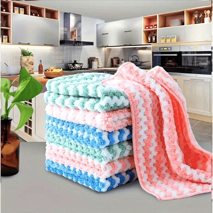 Multi-Purpose Microfiber Cleaning Cloth-set of 20
