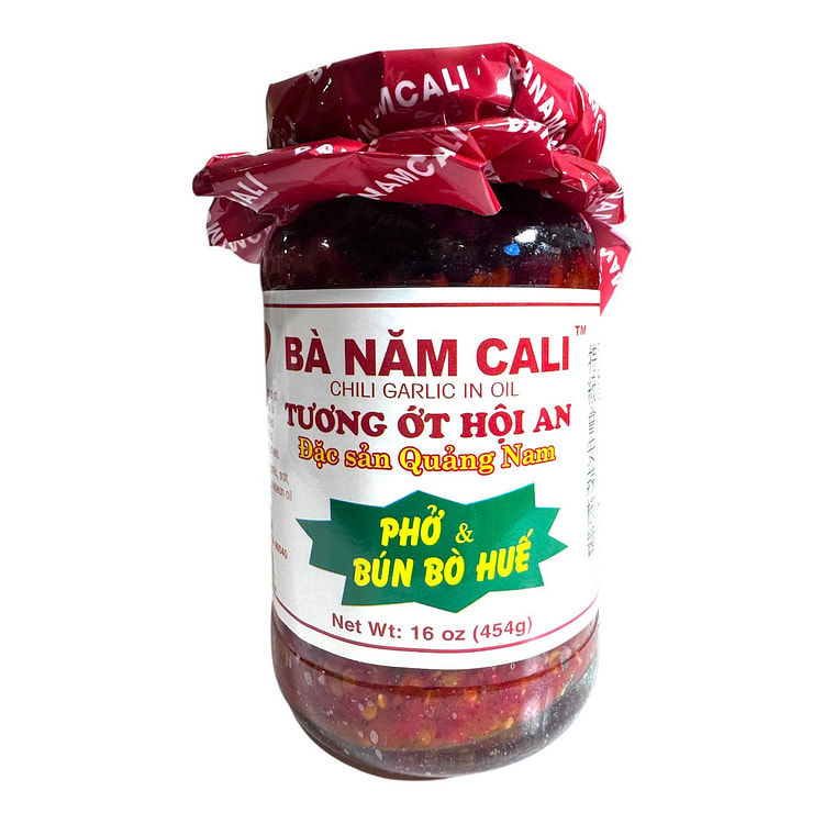 BA NAM CALI 辣椒蒜蓉油 - 16 盎司 454 克