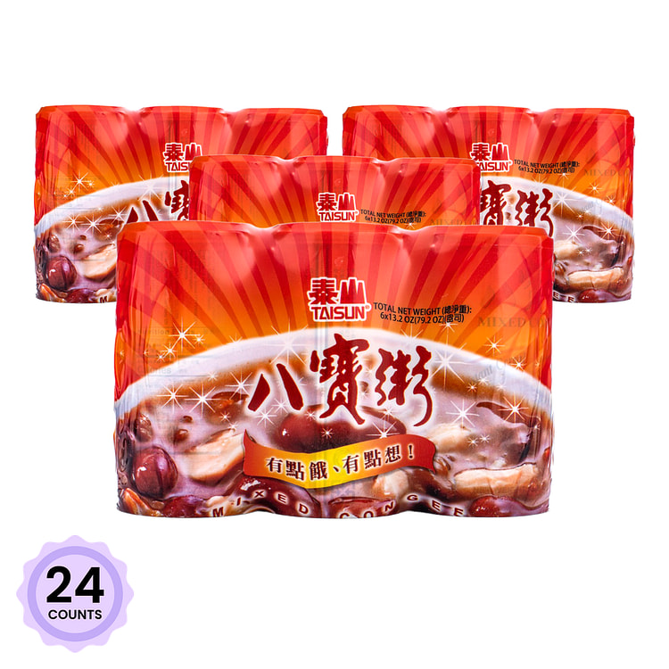 泰山 八宝粥 13.2oz*6 13.2 盎司*24 个