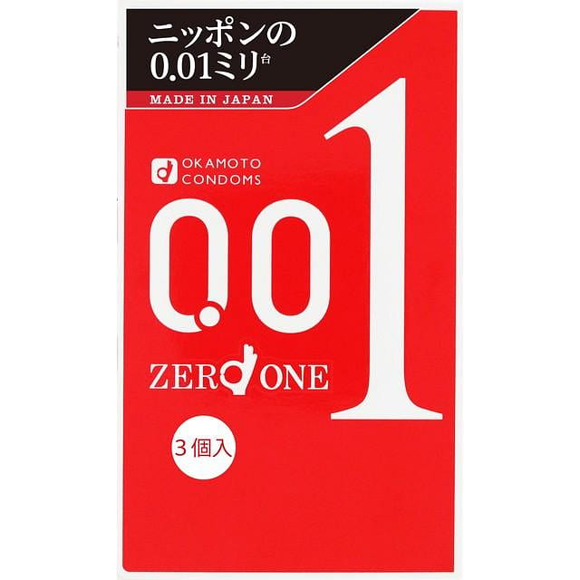 Okamoto Zero One 0.01 Condom 3pcs 1 each