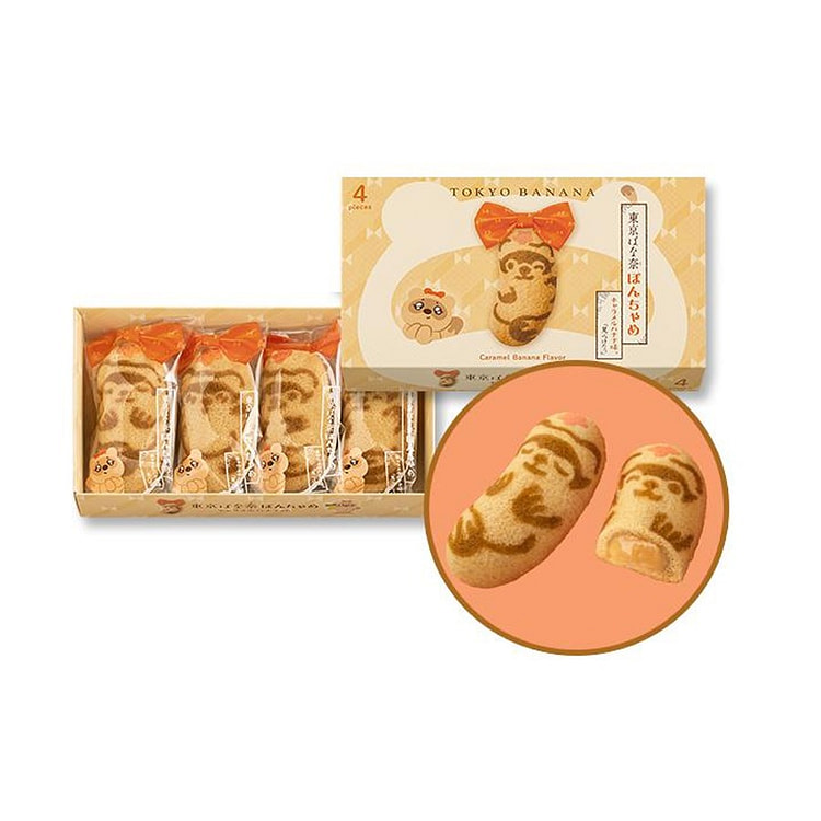 东京香蕉  焦糖味 香蕉蛋糕 4枚装/