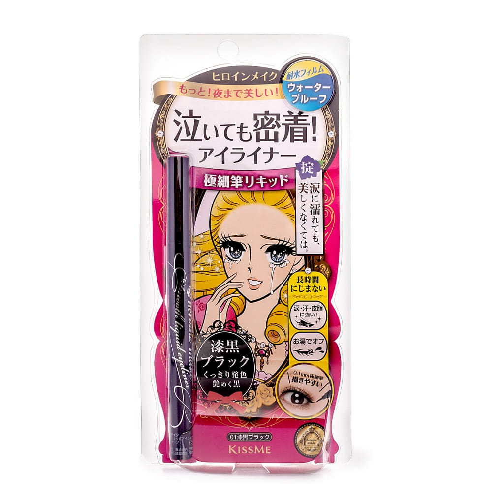 キスミー ヒロインメイク スムースリキッドアイライナー 01漆黒ブラック 0.4 ml(ミリリットル)*96 パック