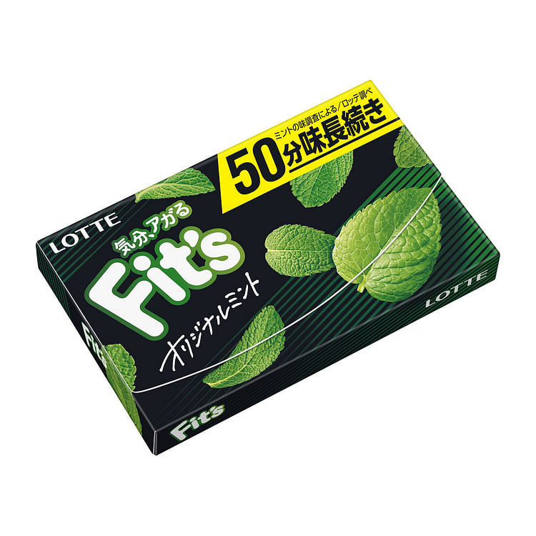 乐天 Fit's 长效清新原味薄荷口香糖 12枚入 12 个