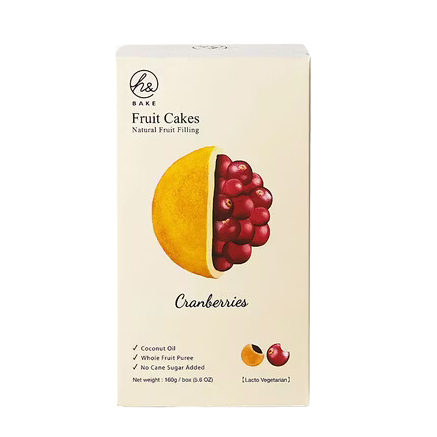 Sugar-Free Fruit cake- Cranberry 1 phần