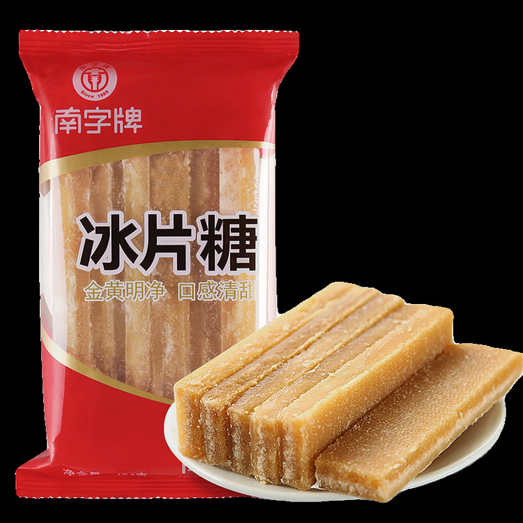 南字牌冰片糖广东黄糖片木薯糖水454g*1袋