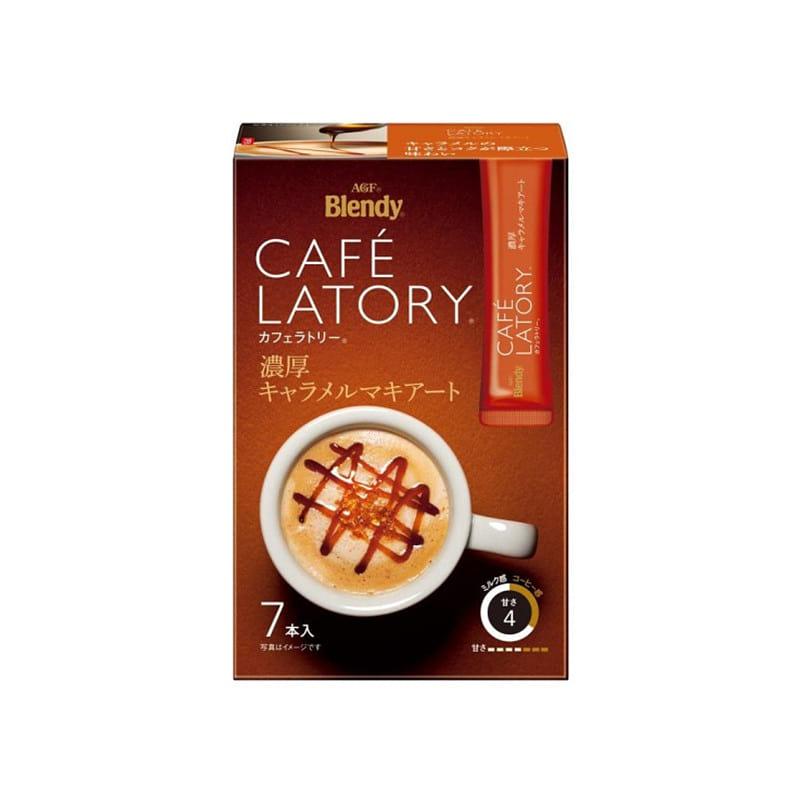 AGF Blendy Cafe Rich caramel macchiato 7 Sticks 1 개