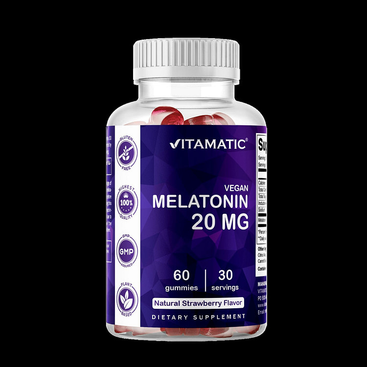 Melatonin 20mg - 60 Vegan Gummies