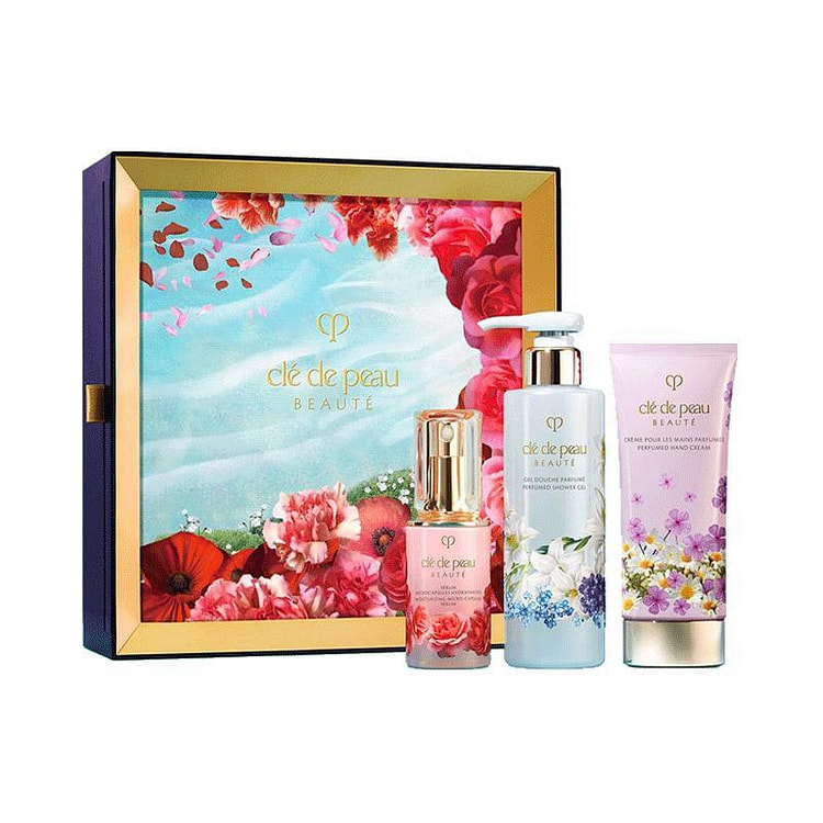 Cle de Peau Beaute 2024 Gift Set Hand Cream 75ml Body Wash 190ml and Serum 