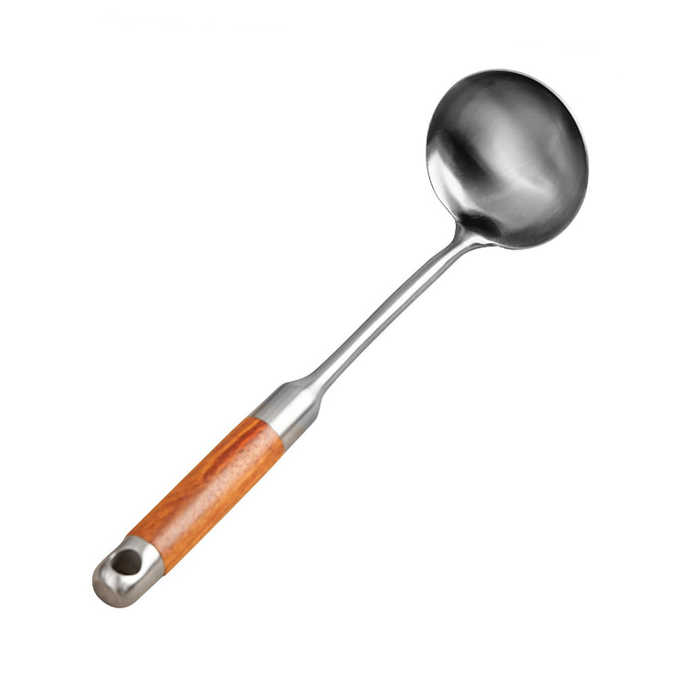 JISHENG Cooking Spoon With Rosewood Handle