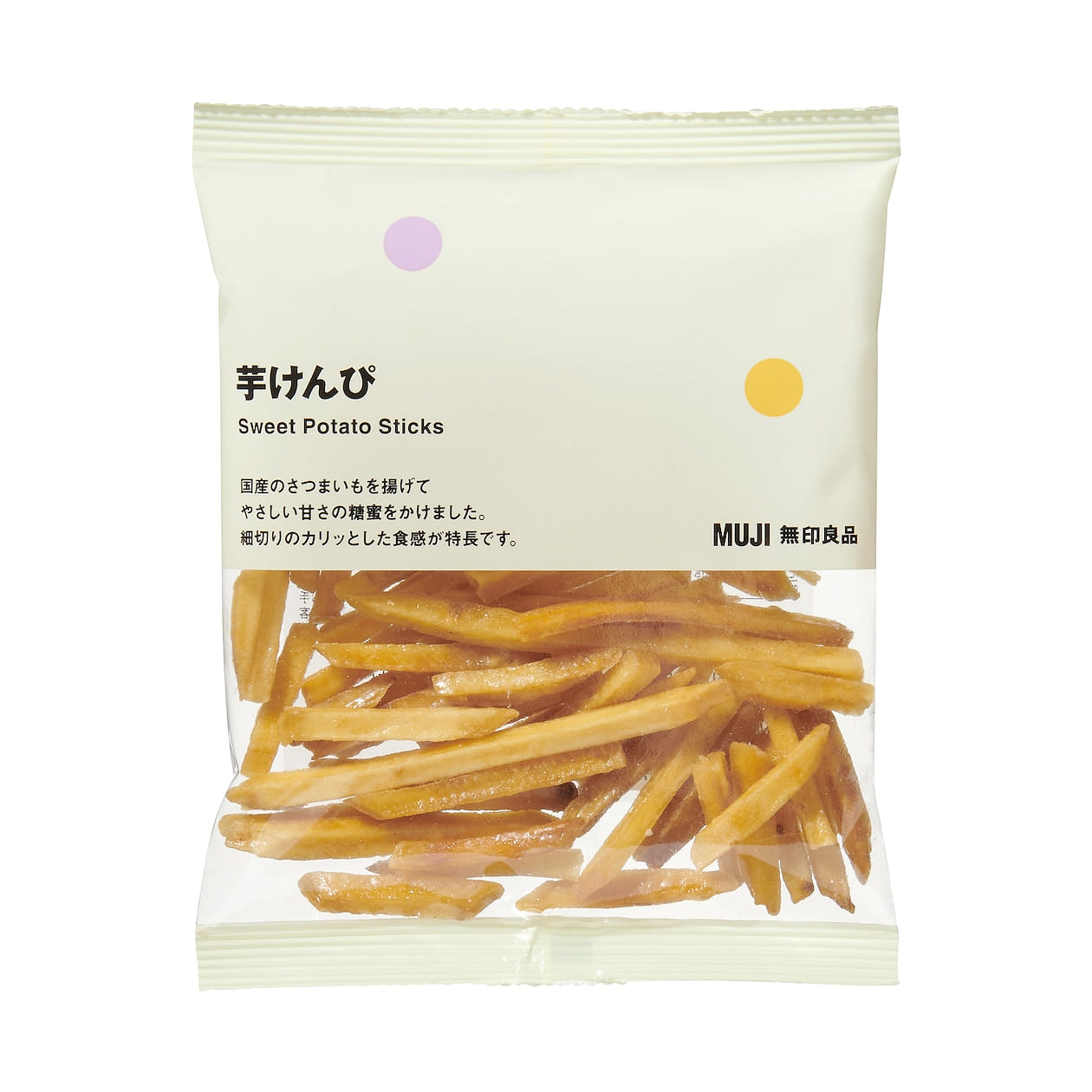 MUJI Honey Sweet Potato Chips 64g 1 each