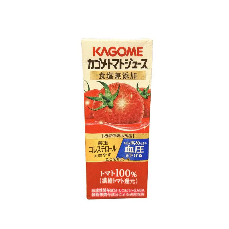 KAGOME 100% Tomato juice 100% From Japan 200 ml