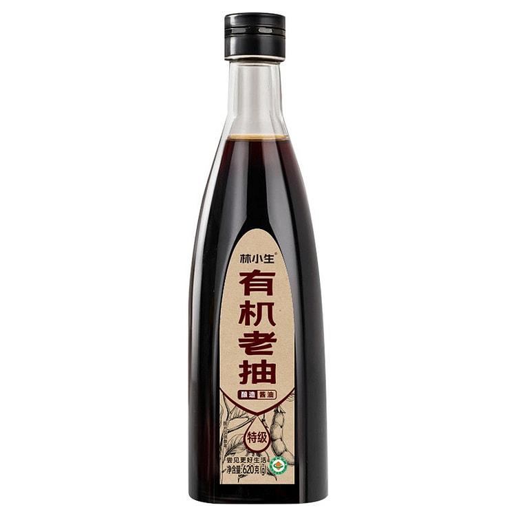 Lin Xiaosheng Organic Dark Soy Sauce 620g 1 bottle